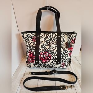 EUC Coach Poppy Daisy Floral Graffiti Tote Bag